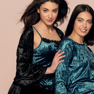 Antigel by Lise Charmel Velours en Fete Camisole in Bleu Canard
