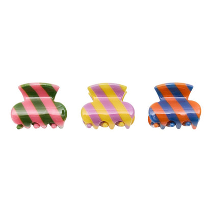 Mimi and Lula Striped Mini Claw Clips