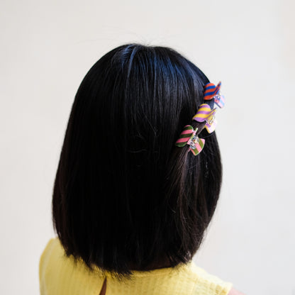 Mimi and Lula Striped Mini Claw Clips