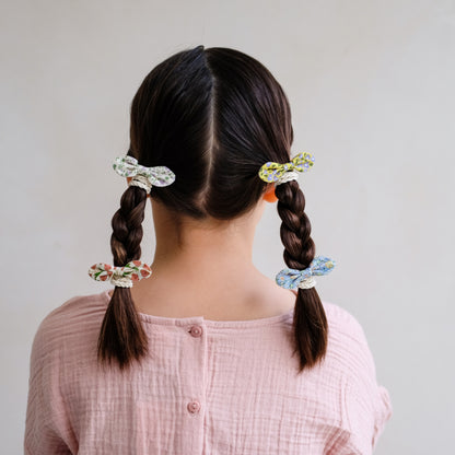 Mimi & Lula Floral Bow Ponies | Children’s Hair Bobbles Set