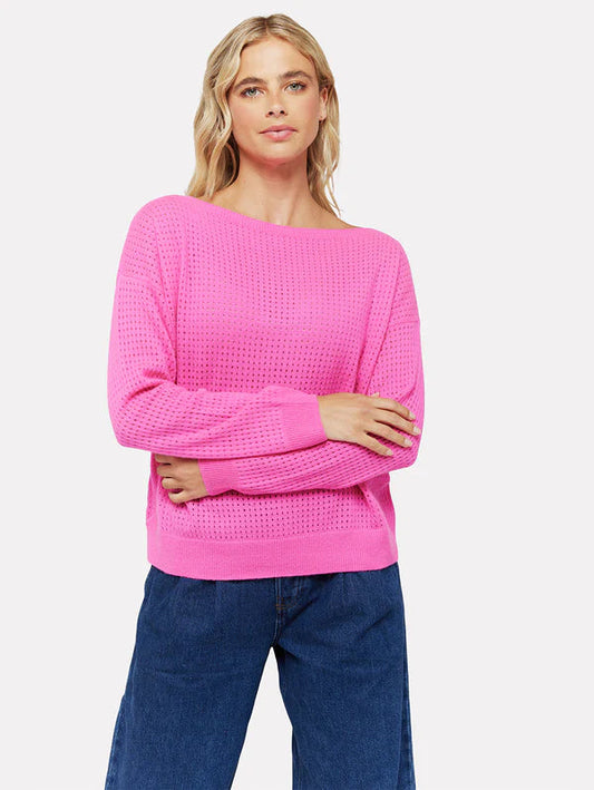 Brodie Solana Slash Neck Sweater
