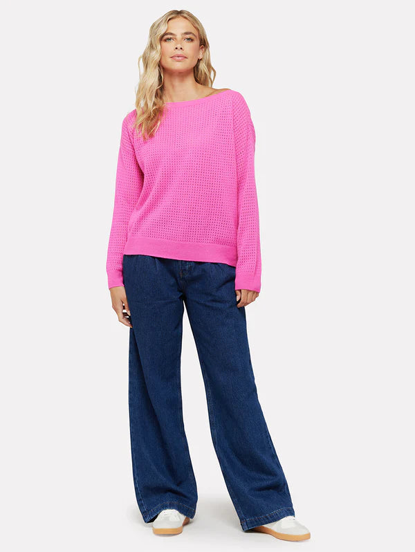 Brodie Solana Slash Neck Sweater