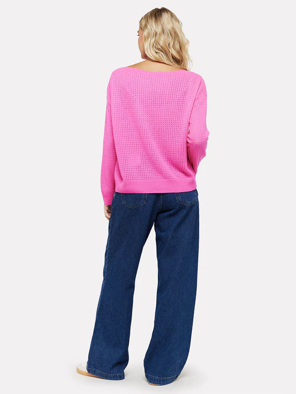 Brodie Solana Slash Neck Sweater