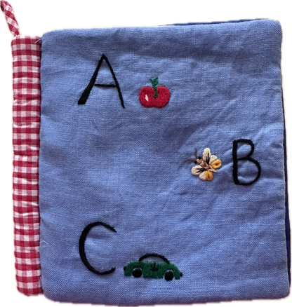 Embroidered Cotton Baby’s First ABC Book