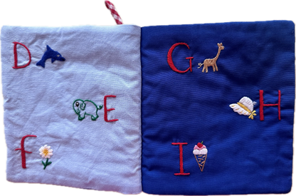 Embroidered Cotton Baby’s First ABC Book