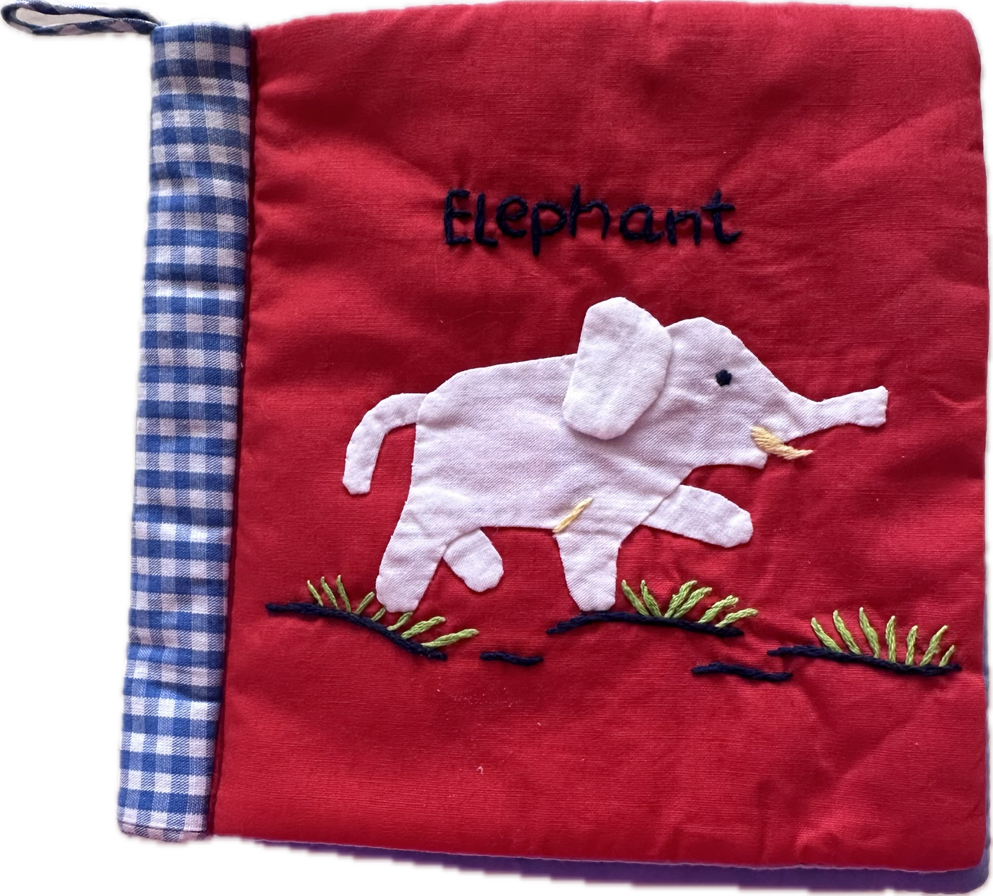 Embroidered Cotton Baby’s First Animal Book
