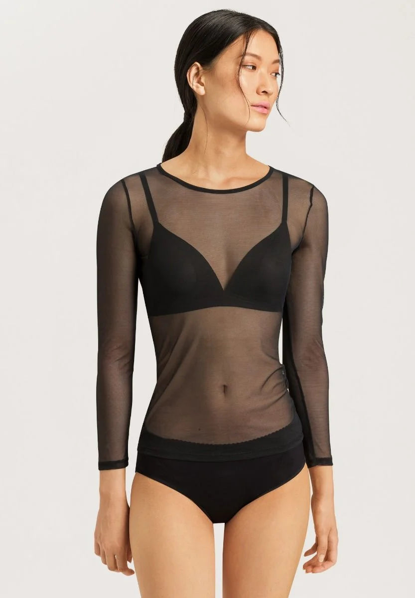 HANRO Smooth illusion long sleeved top.