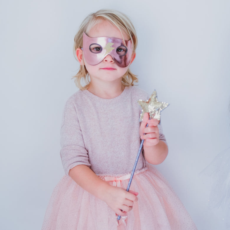 MIMI & LOLA Fabulous Gold Sparkle Sequin Wand