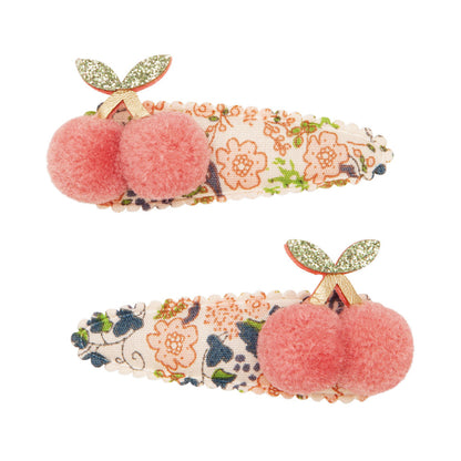 MIMI & LULA Floral Pom Pom Cherries Clips