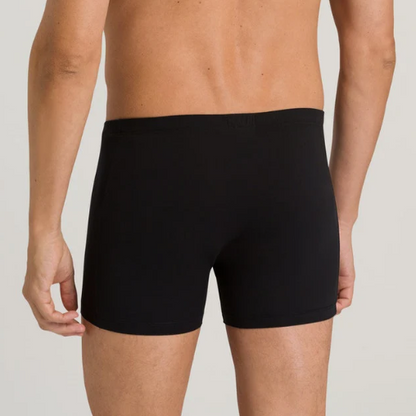 Hanro Cotton Sensation Button Fly Short Pants - Black