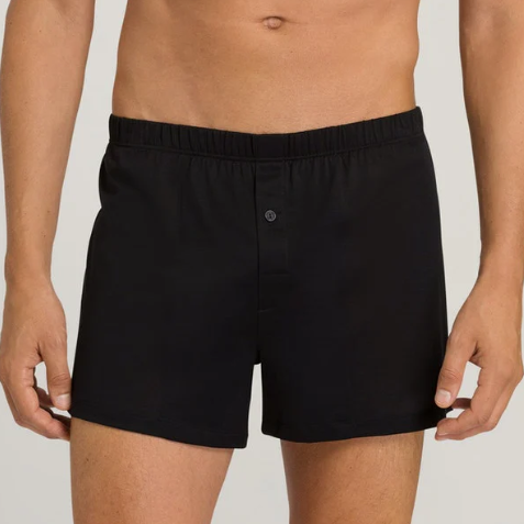 Hanro Cotton Sporty Boxer - Black