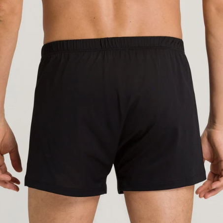 Hanro Cotton Sporty Boxer - Black