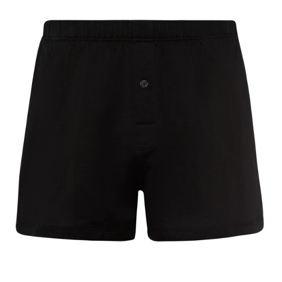Hanro Cotton Sporty Boxer - Black