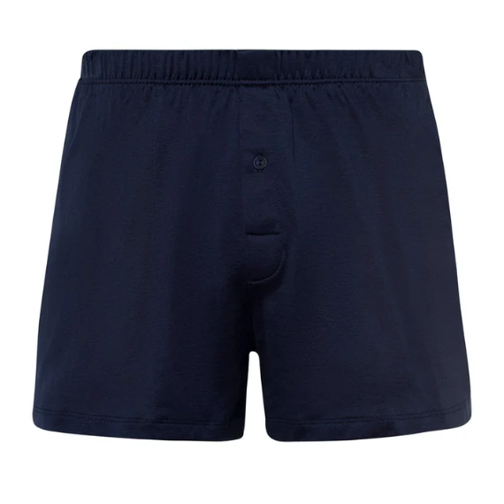 Hanro Cotton Sporty Boxer - Midnight Navy