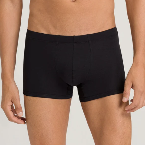 Hanro Sea Island Cotton Boxer Pants - Black