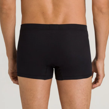 Hanro Sea Island Cotton Boxer Pants - Black