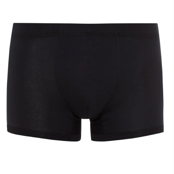 Hanro Sea Island Cotton Boxer Pants - Black