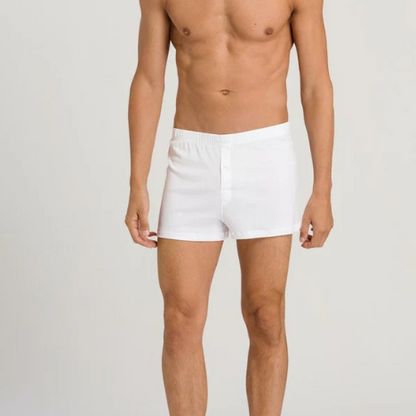 Hanro Sea Island Cotton Boxer Short - Black or White