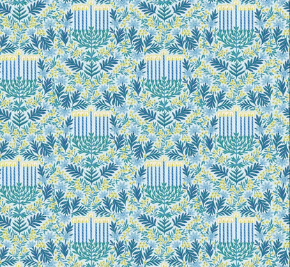 The Foggy Dog - Flora Menorah Dog Bandana