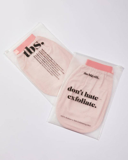 The Big Silk - 100% Organic Brushed Silk Exfoliating Mitt