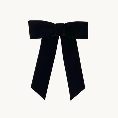 Women's Velvet Bow Hair Clip
