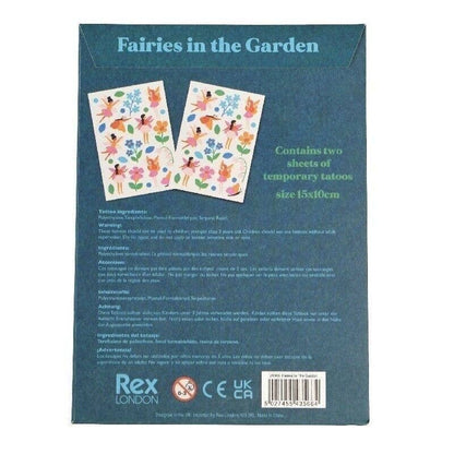 Rex London UK - Temporary tattoos - Fairies in the Garden