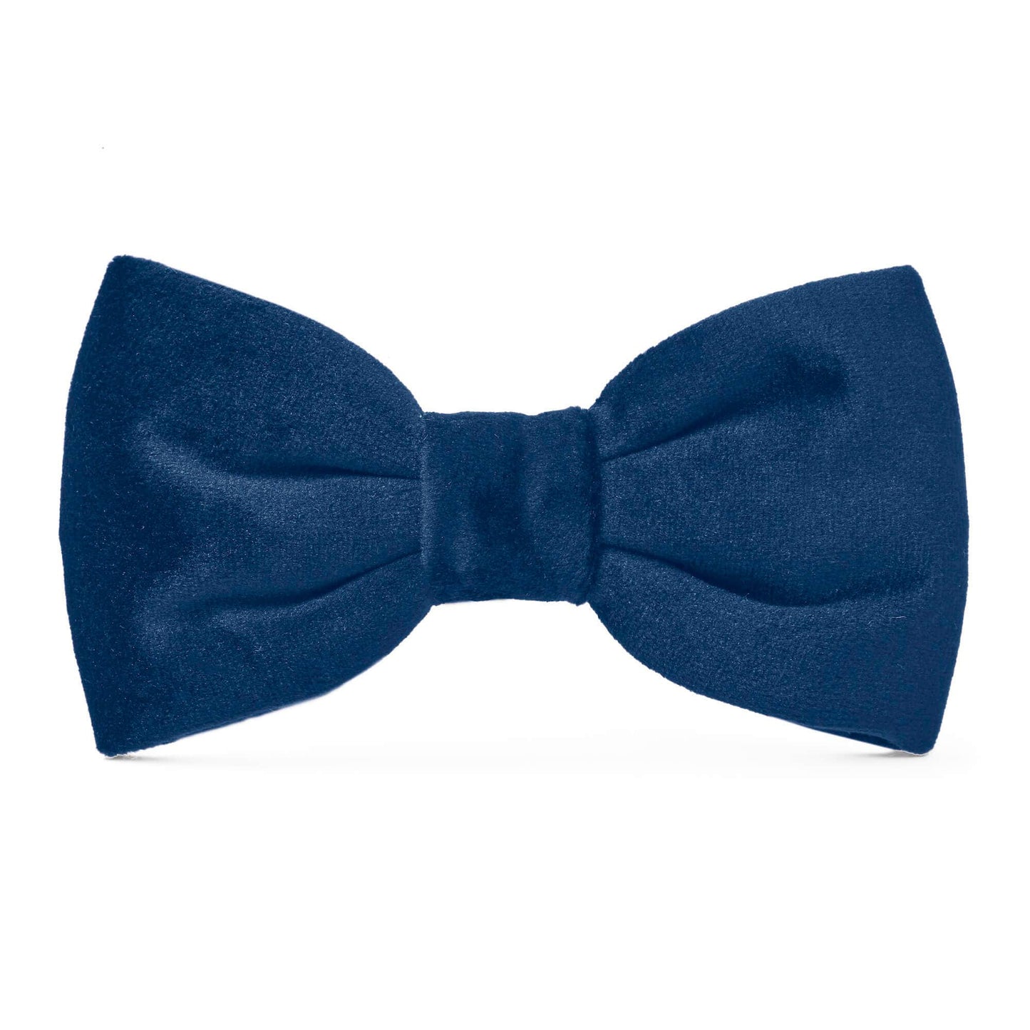 The Foggy Dog - Navy Velvet Dog Bow Tie