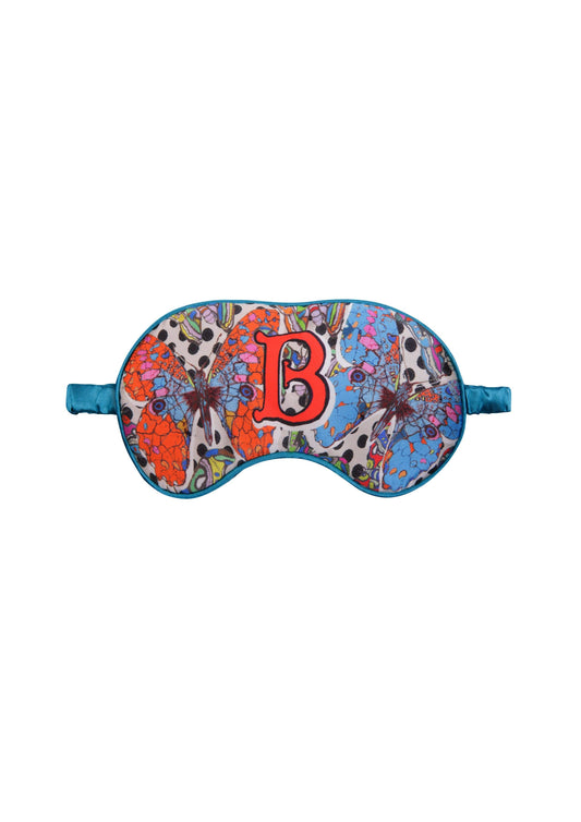 Jessica Russell Flint - Silk Eye Mask / "B for Butterfly"