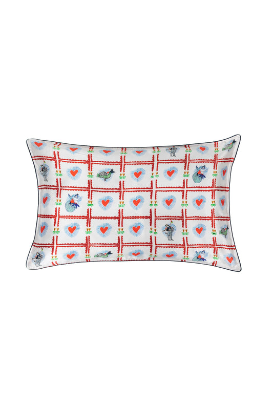 Jessica Russell Flint - Silk Pillowcase / "Dana"