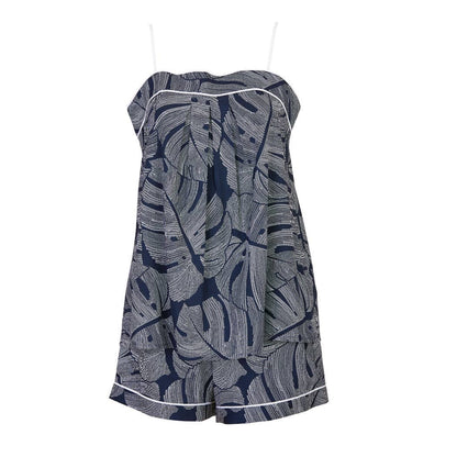 Cyberjammies - Knightsbridge Navy Leaf Cami and Short Set