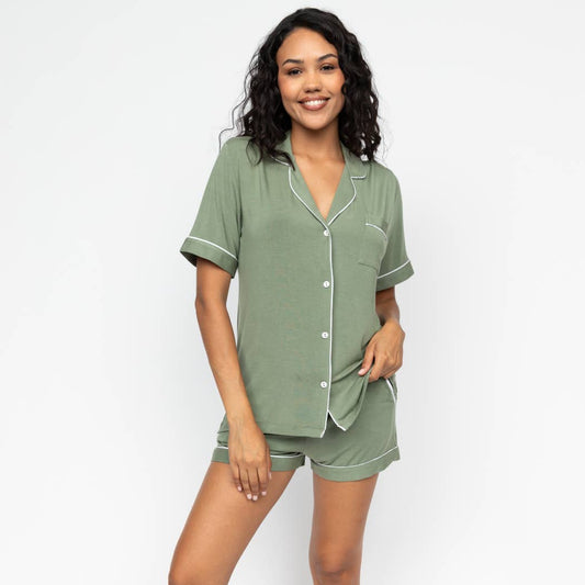 Cyberjammies - Lea Sage Green Shorty Set