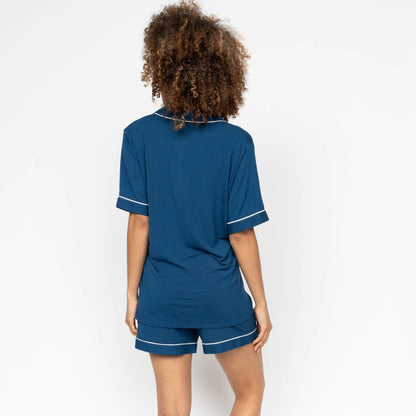 Cyberjammies - Harriet Teal Jersey Shorty Set
