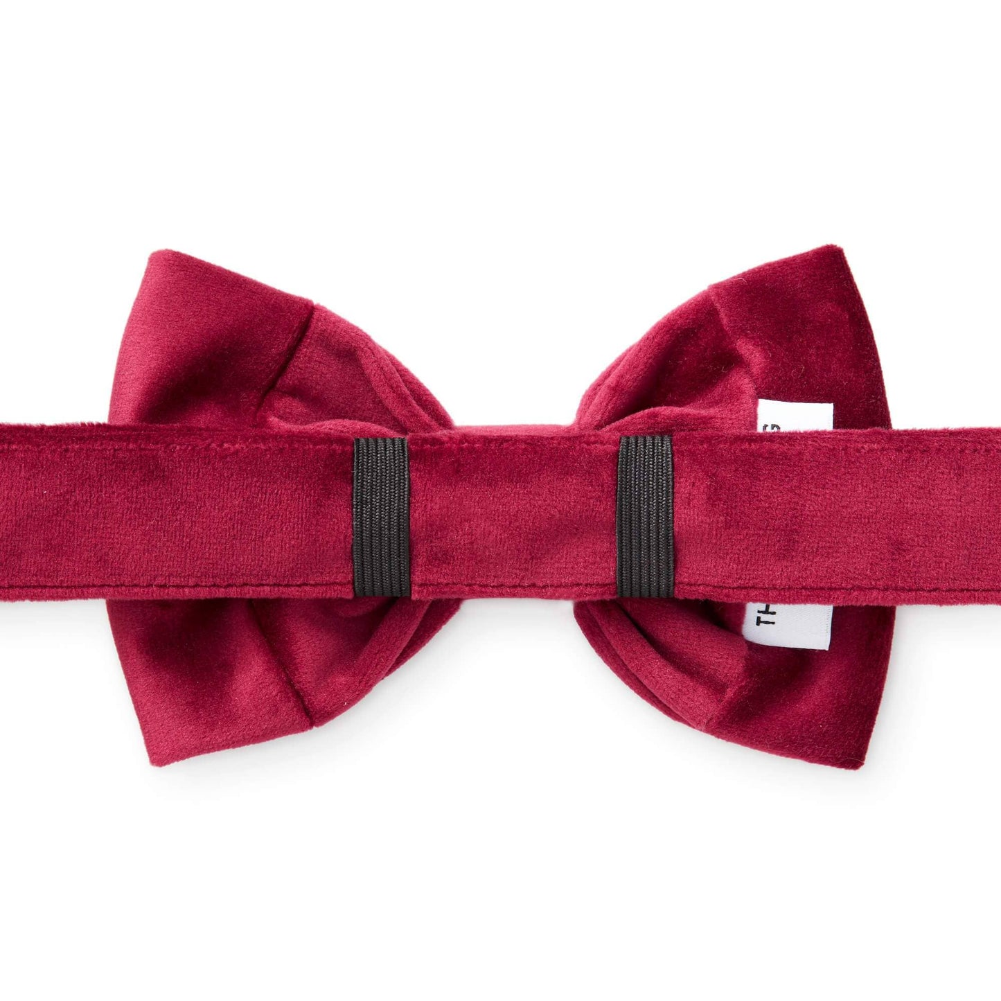 The Foggy Dog - Burgundy Velvet Valentine's Day Dog Bow Tie
