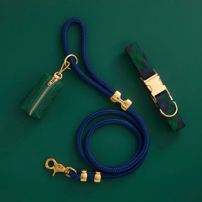 The Foggy Dog - Evergreen Waxed Canvas Poop Bag Dispenser