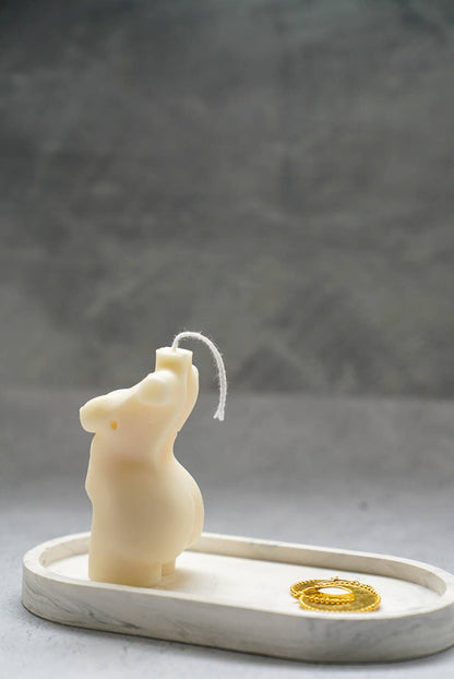 Curvy Lady Torso Handmade Soy Wax Candle
