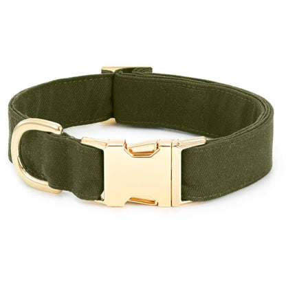 The Foggy Dog - Olive Dog Collar