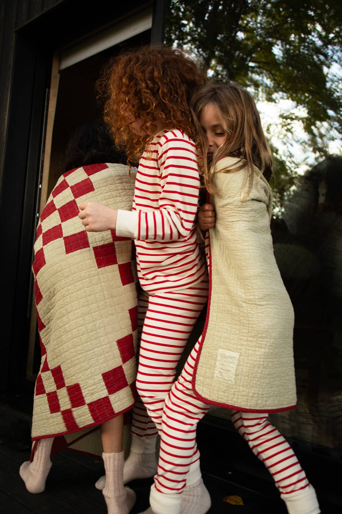 Sleepy Doe - KIDS CLASSIC SET | RED & OATMEAL BRETON