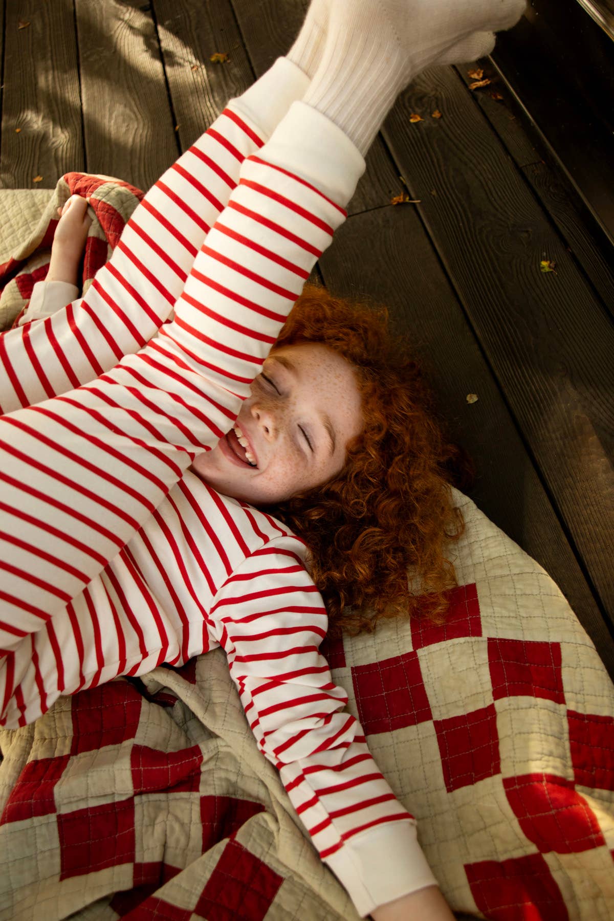 Sleepy Doe - KIDS CLASSIC SET | RED & OATMEAL BRETON