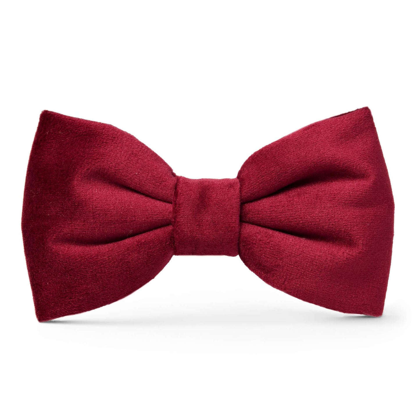 The Foggy Dog - Burgundy Velvet Valentine's Day Dog Bow Tie
