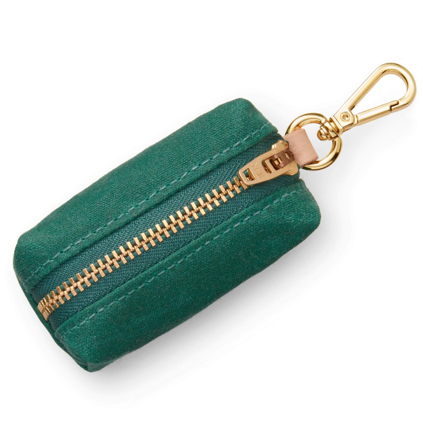 The Foggy Dog - Evergreen Waxed Canvas Poop Bag Dispenser
