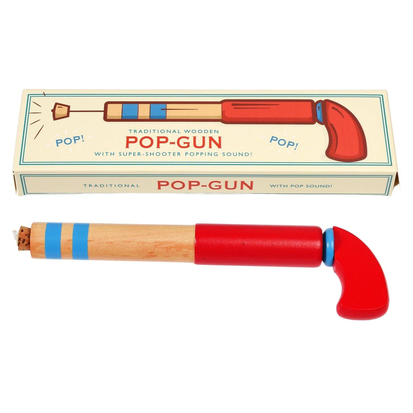 Rex Traditional Wooden Pop-Gun