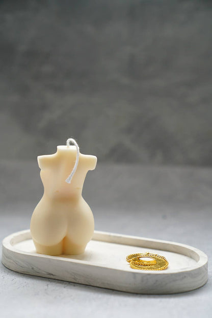 Curvy Lady Torso Handmade Soy Wax Candle