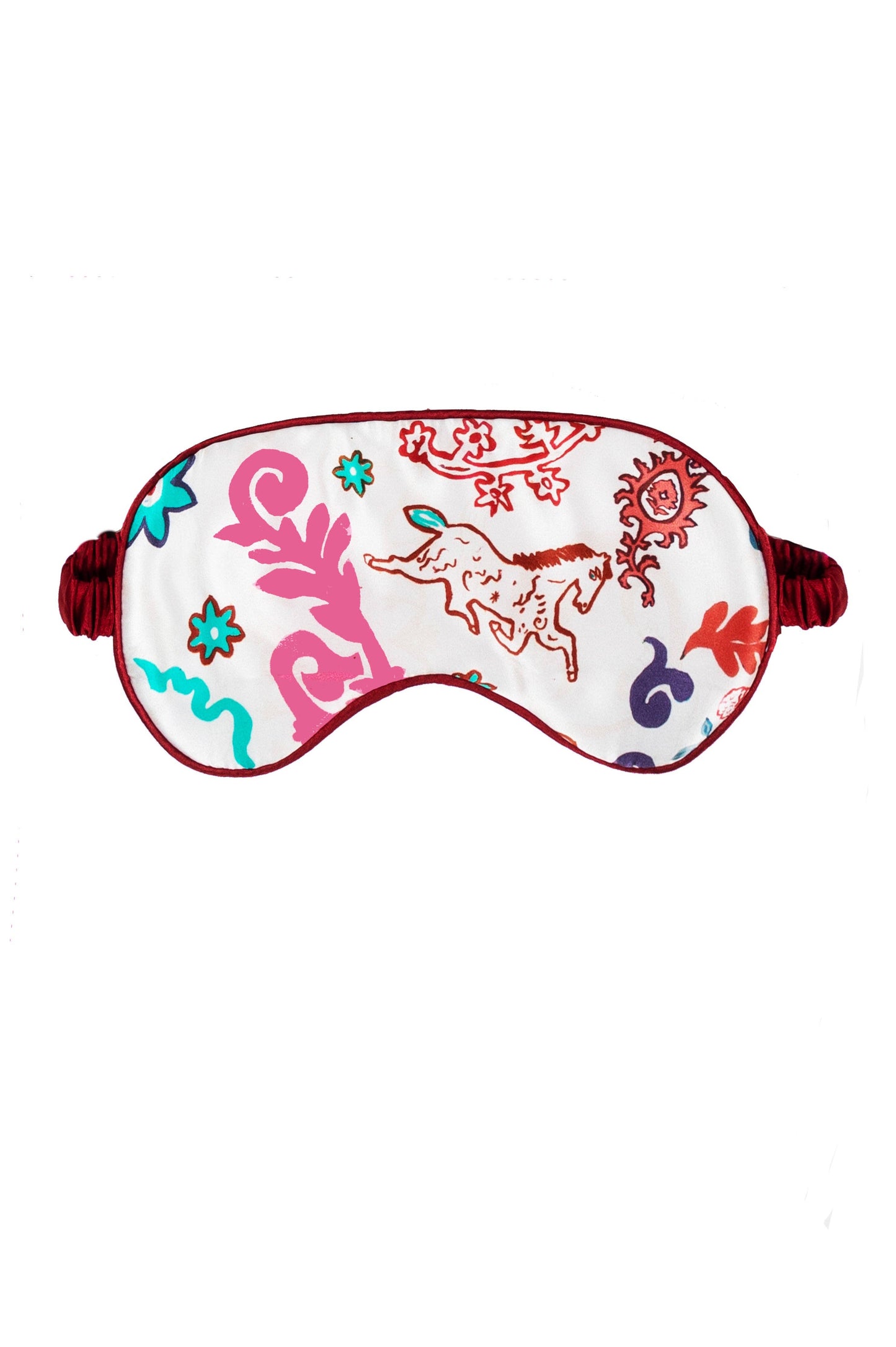 Jessica Russell Flint - Silk Eye Mask / "Danpatch"