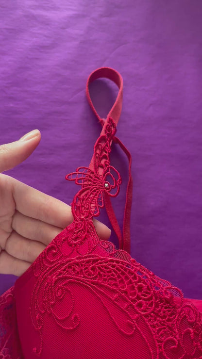 Lise Charmel Soir de Venise Padded Bra – Rouge Venise